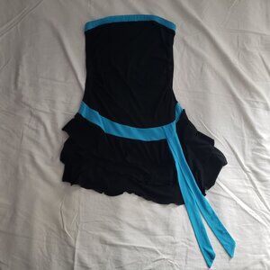 Black Strapless Tube Dress [Mardee] [Size M]